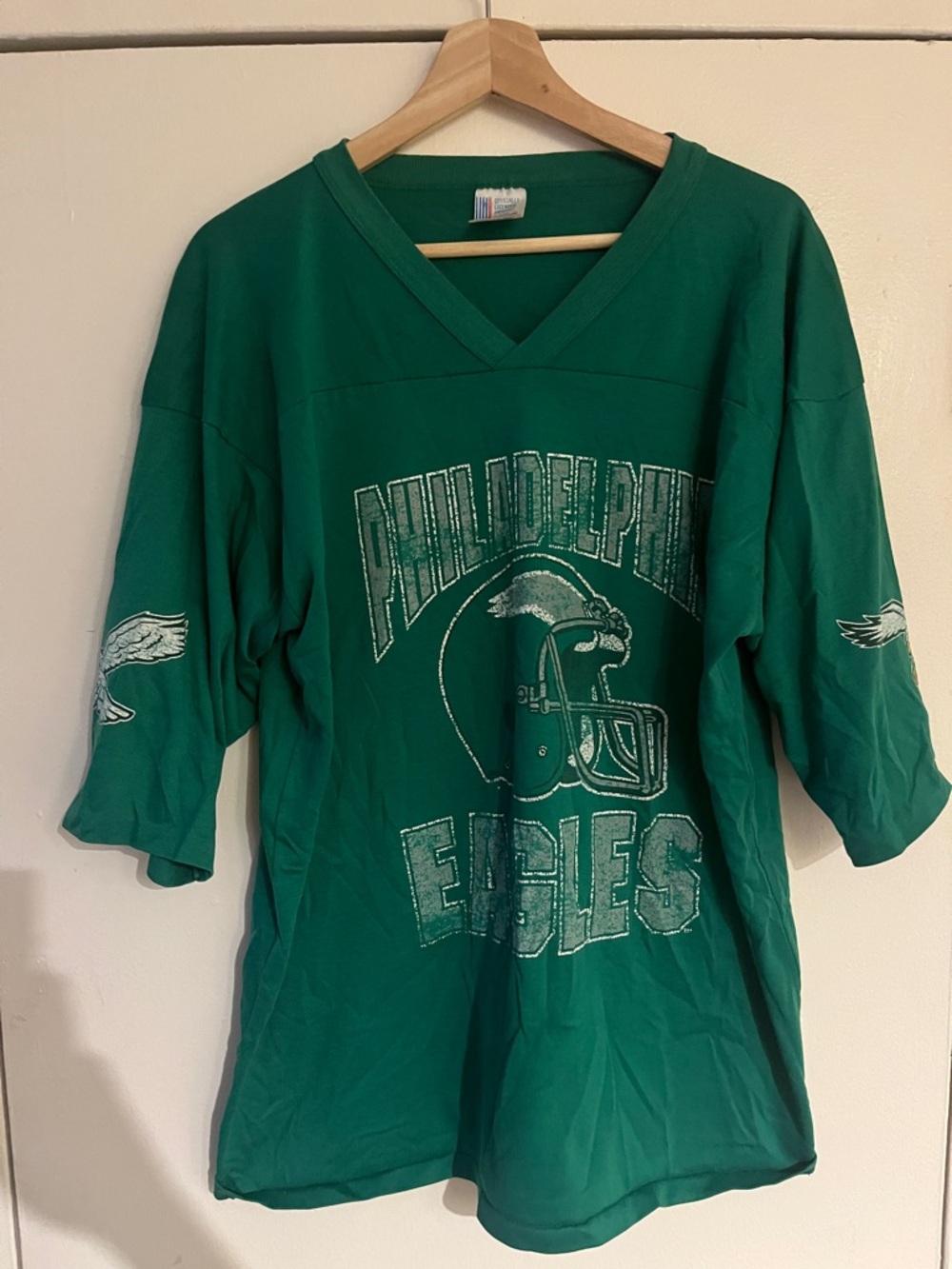 Vintage 80s NFL Philadelphia Eagles Green Short Sleeve Tee